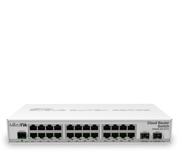 MIKROTIK Przełącznik 24xGbE 2xSFP+ CRS326-24G-2S+IN - 1310364 - zdjęcie